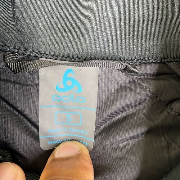 Odlo Puffer Jacket Womens Small Black N-Thermic Hybrid Zip Up - Picture 7 of 13